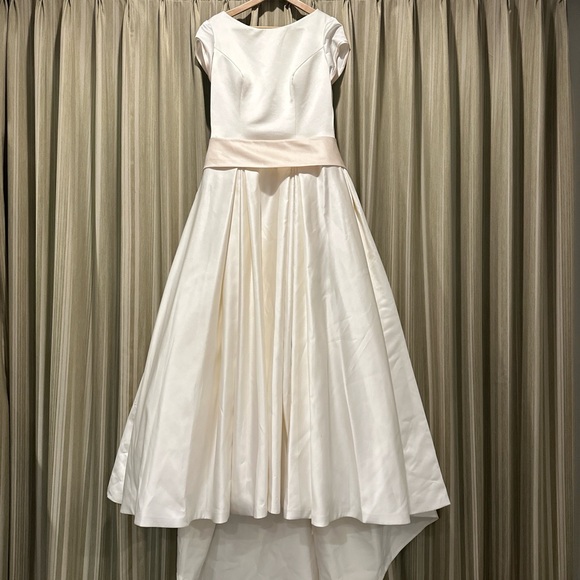Timeless Satin Wedding Dress (modest)